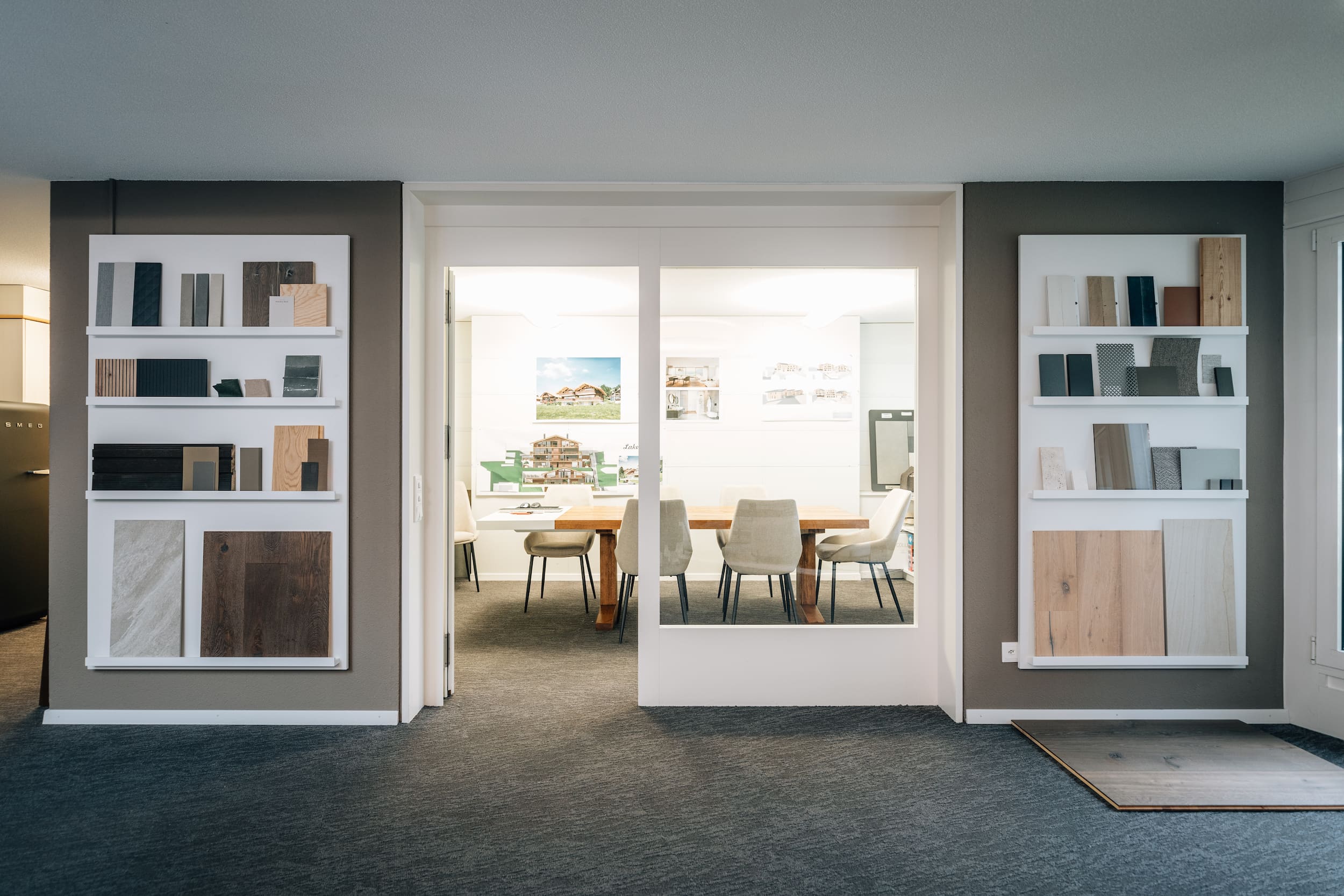 Empfang wegmüller | briggen architektur ag